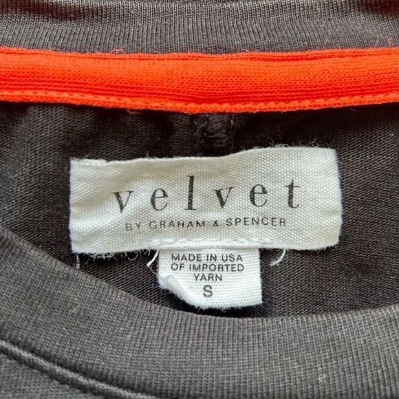 Anthropologie Velvet Graham and Spencer Black Puff Sleeve Mini Dress Pockets S - Picture 9 of 10